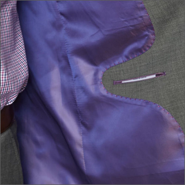 Brook Taverner Cassino Grey Fashion Fit Washable Crease Resistant Suit*