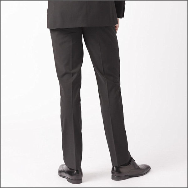 Brook Taverner Cassino Black Fashion Fit Washable Crease Resistant Suit*