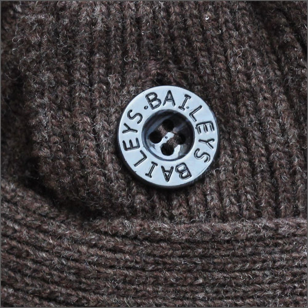 x Baileys Brown Lambswool Cardiganº
