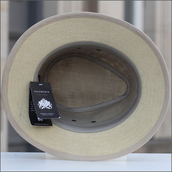 Safari Irish Linen Natural Hat+