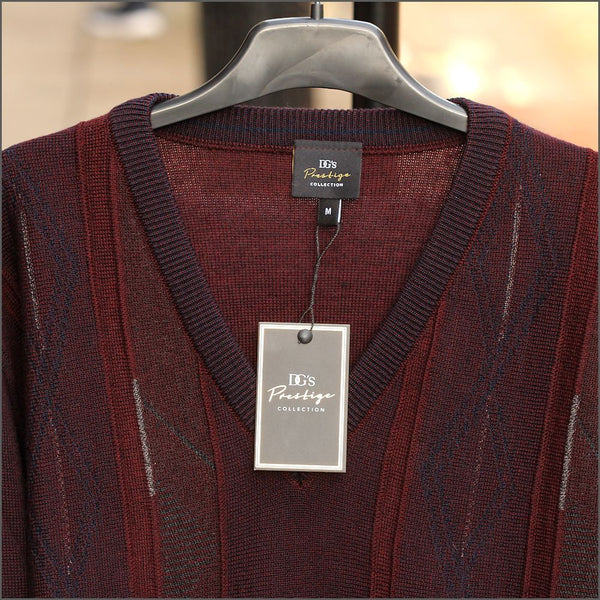 DG's Wine Pattern V Neckº