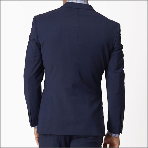 Brook Taverner Cassino Blue Fashion Fit Washable Crease Resistant Suit*