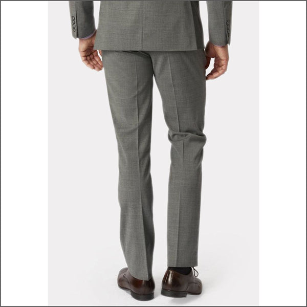 Brook Taverner Cassino Grey Fashion Fit Washable Crease Resistant Suit*