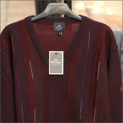 DG's Wine Pattern V Neckº