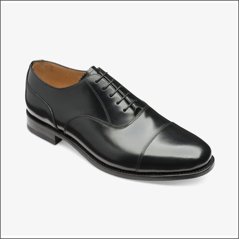 Loake 200 Black Capped Oxford Shoe Size 10 Only*