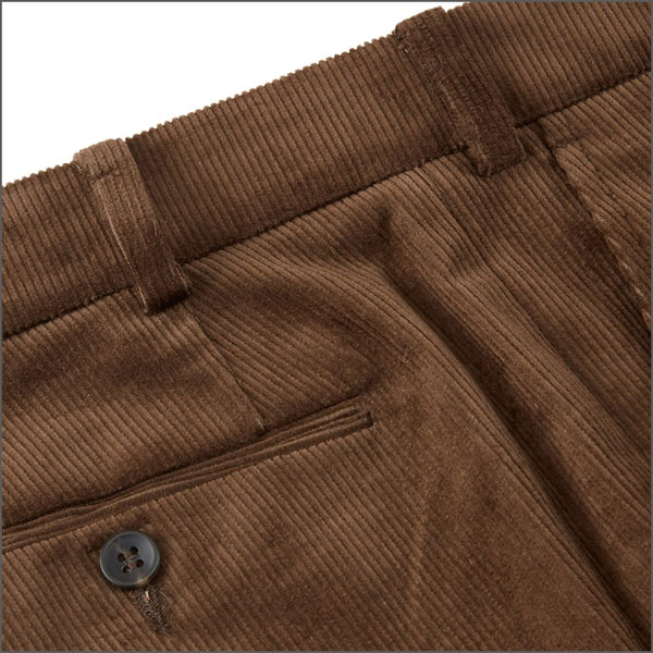 Dg's Prestige Brown San Remo Needle Cord Trouser--