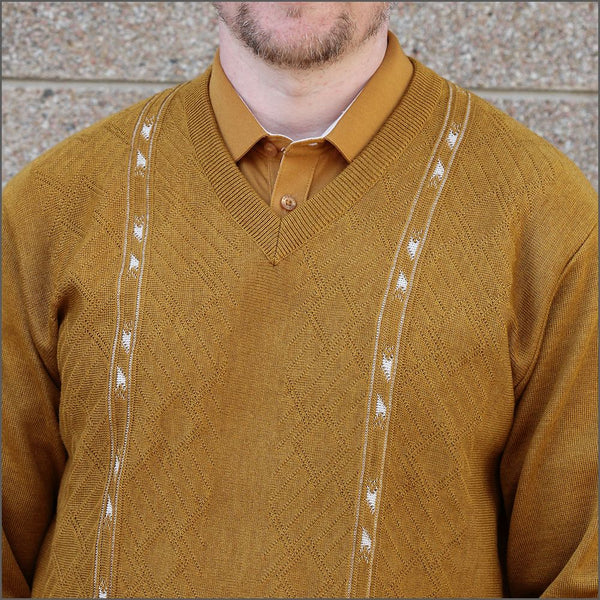 Gabicci M02 Harvest V Neck=