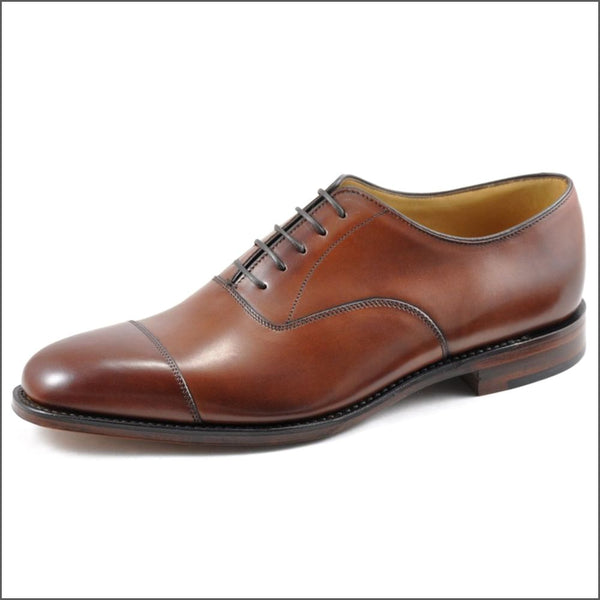 Loake Aldwych Mahogany Calf Oxford Leather Sole F Fitª