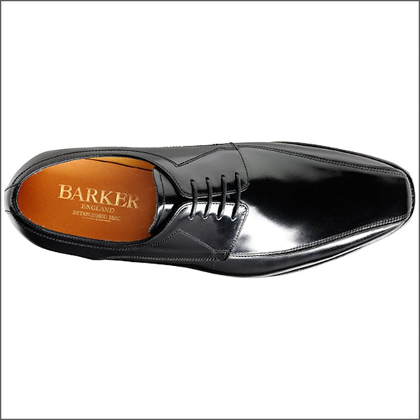Barker Newbury Black Hi-Shine Derby.