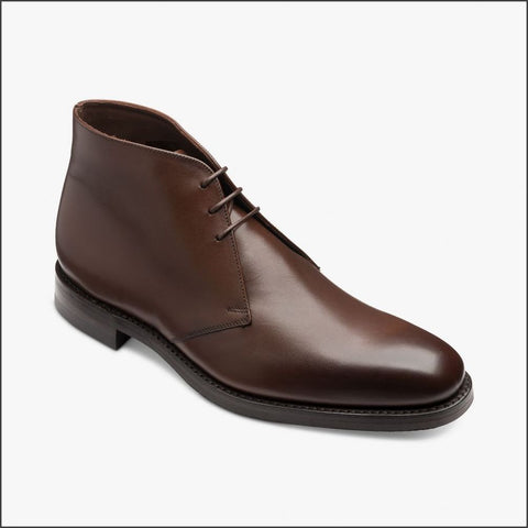 Loake Pimlico Dark Brown Calf Premium Chukka Bootª