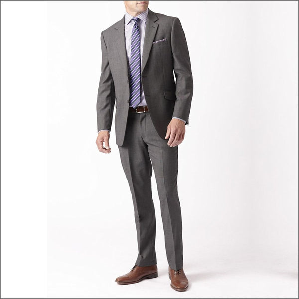 Brook Taverner Dawlish Charcoal Birdseye Super 110's Suit*
