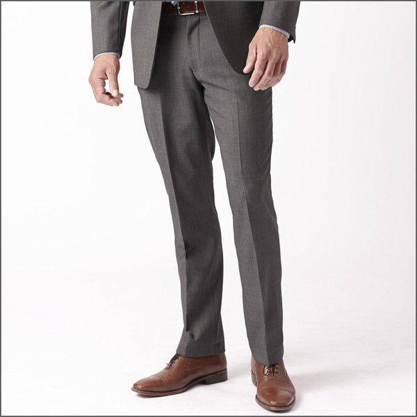 Brook Taverner Dawlish Charcoal Birdseye Super 110's Suit*