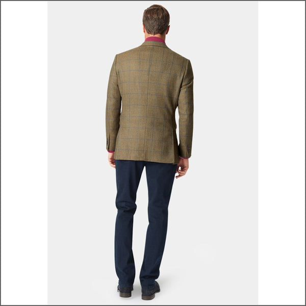 Brook Taverner Breedon Pure New Wool Check Jacket*