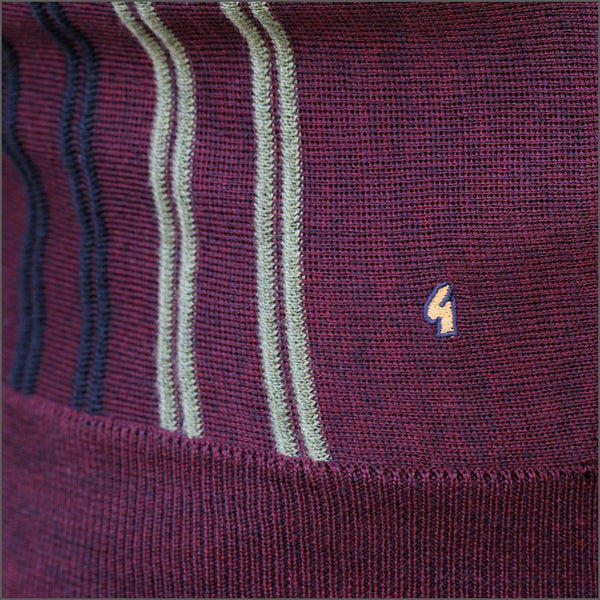 Gabicci M11 Oxblood Crew Neckº