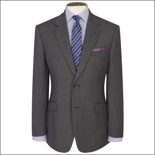 Brook Taverner Dawlish Charcoal Birdseye Super 110's Suit*