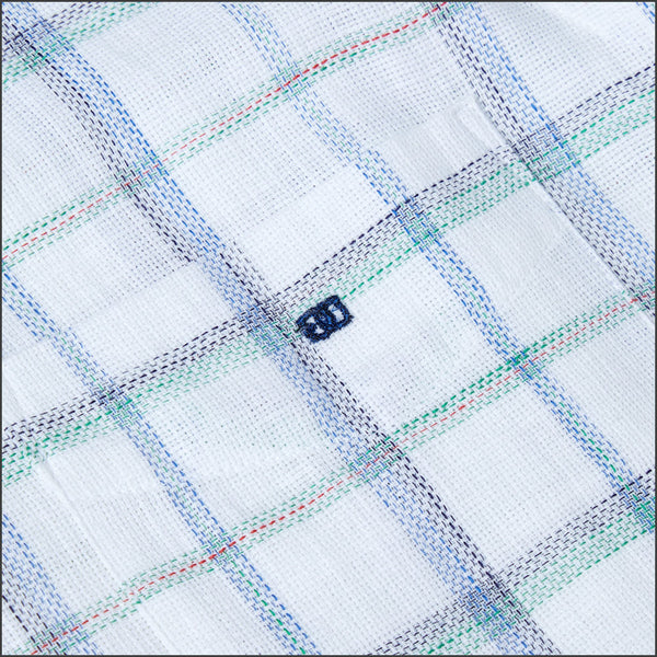 Dg's Blue Multi Check SS Shirt=