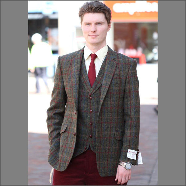Harris Tweed Angus Waist Coat`