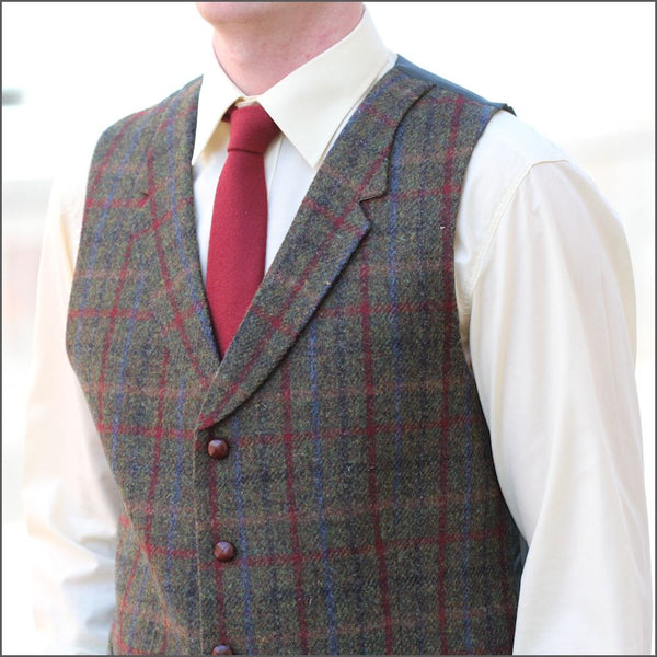 Harris Tweed Angus Waist Coat`
