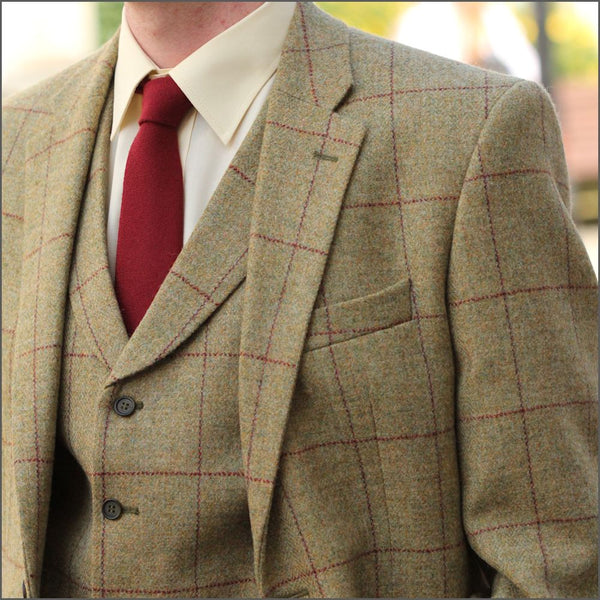 Mallalieus Gold Tweed Jacket=