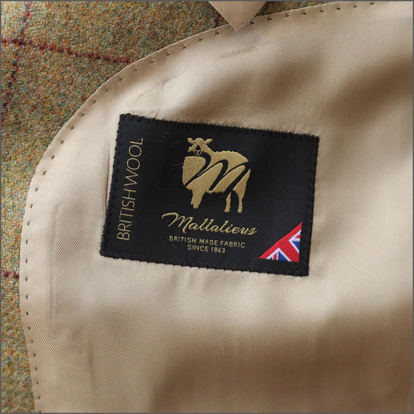 Mallalieus Gold Tweed Jacket=