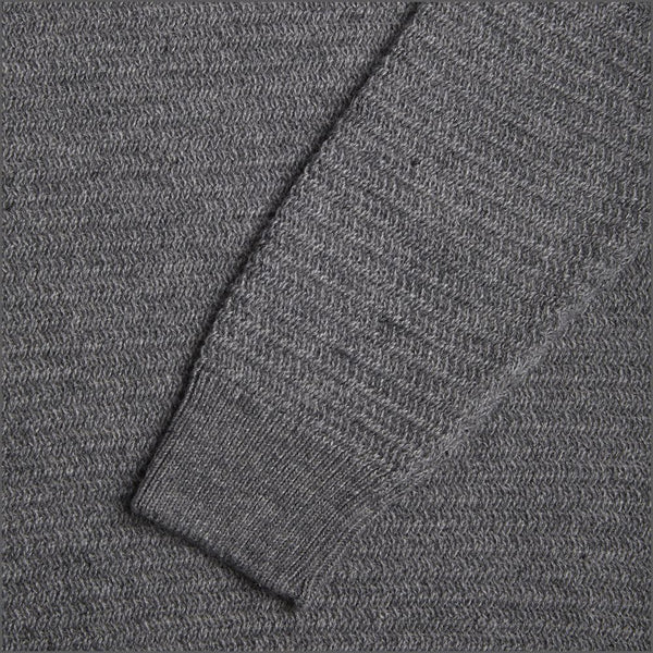 Drifter Grey Chunky Knit Crew Neckº