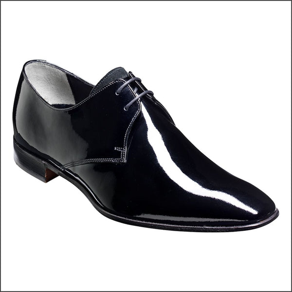 Barker Goldington Black Patent/Suede Derby.
