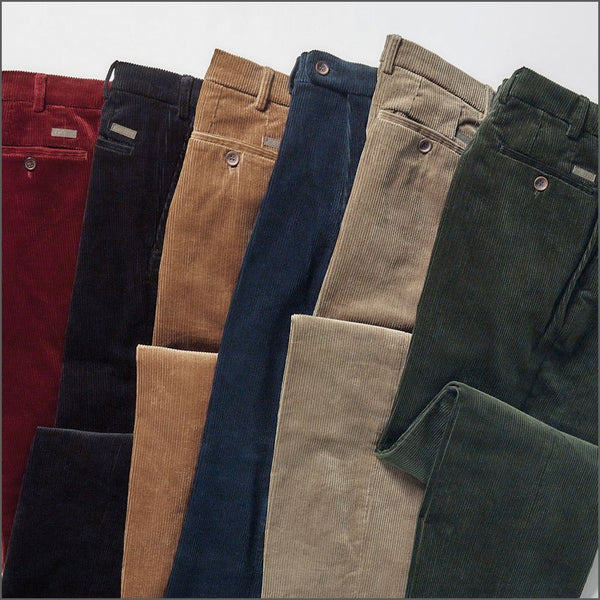 Brook Taverner Ellroy Cherry Cord Trouser*