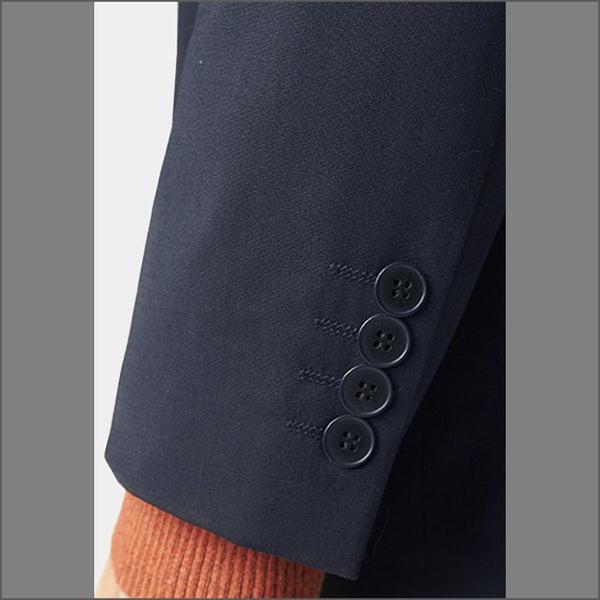 Brook Taverner Cassino Navy Fashion Fit Washable Crease Resistant Suit*