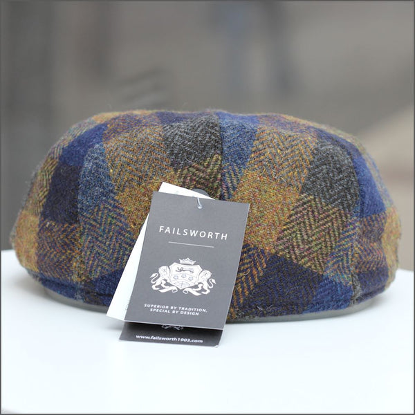 Donegal Tweed Patch Blue Cap+