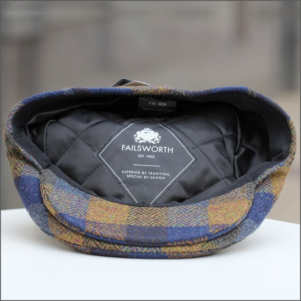 Donegal Tweed Patch Blue Cap+