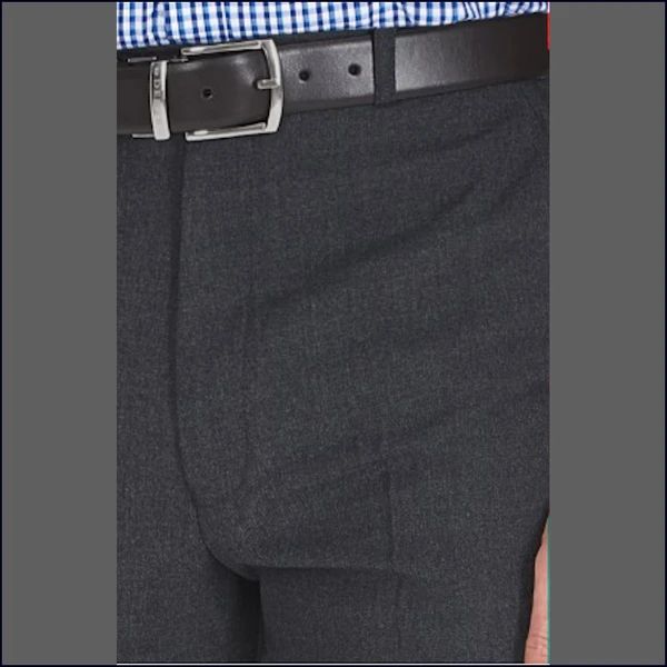 Gurteen Cologne Charcoal Stretch Flannel*