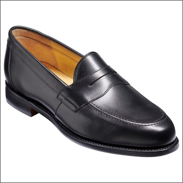 Barker Portsmouth - Black Calf Loafer.