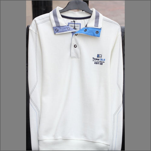Baileys Ecru Rugby Top:
