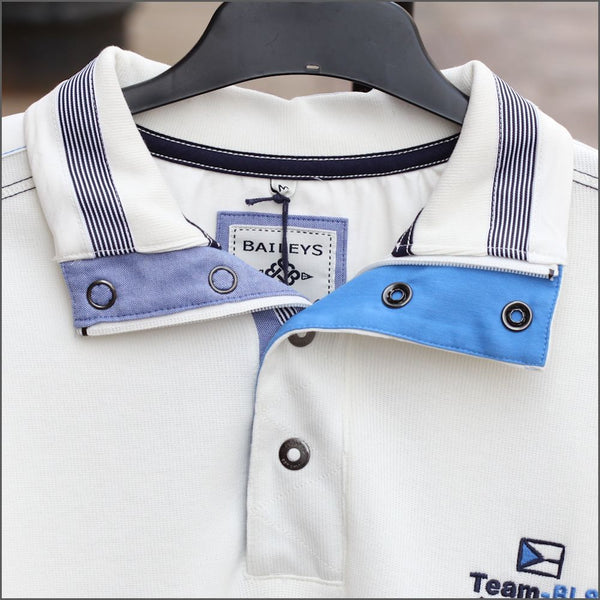 Baileys Ecru Rugby Top: