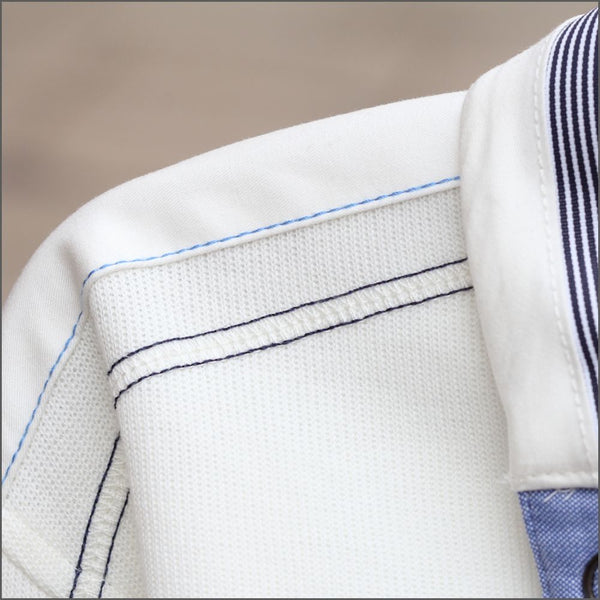 Baileys Ecru Rugby Top: