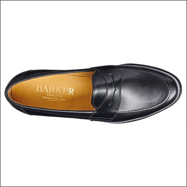 Barker Portsmouth - Black Calf Loafer.