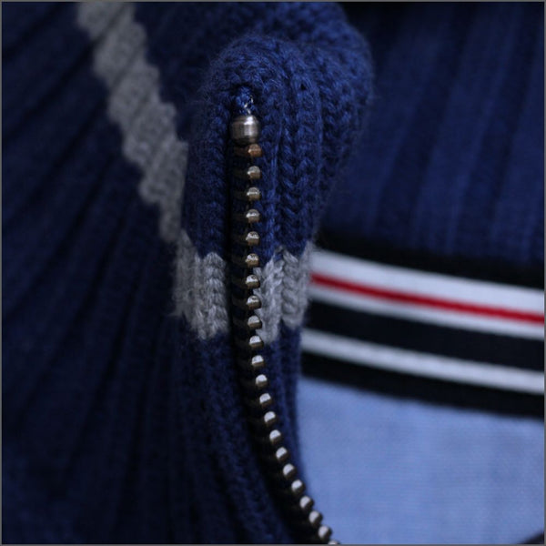 x Baileys Royal Blue Cotton Zip Cardigan@