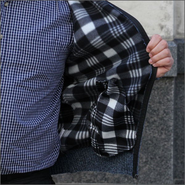 Raphael Valencino Mike Blue Zip Cardigan*