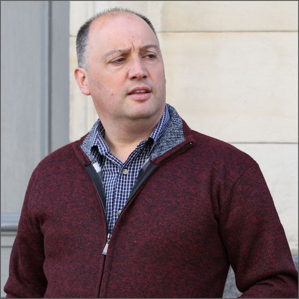 Raphael Valencino Mike Wine Zip Cardigan*