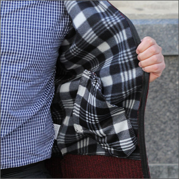 Raphael Valencino Mike Wine Zip Cardigan*