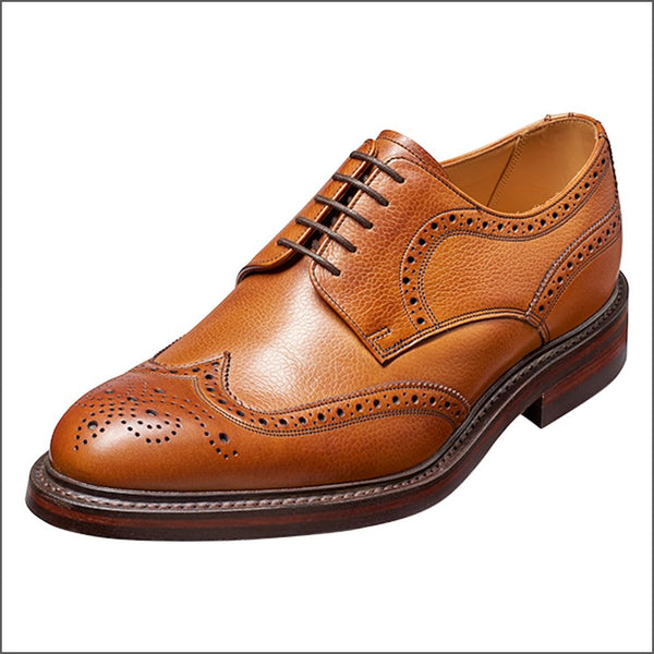 Barker Kelmarsh Cedar Grain Wingtip Derby.