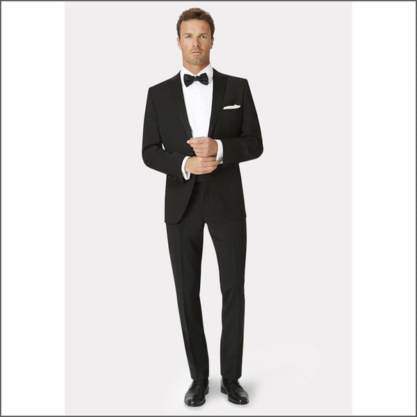 Brook Taverner Sapphire Satin Lapel Dinner Suit*