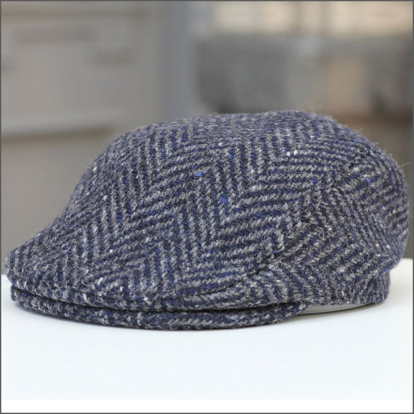 Donegal Longford Blue Tweed Cap+