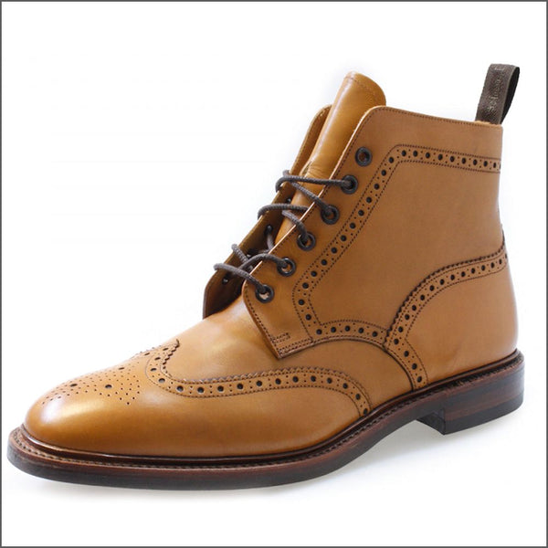 Loake Wolf Tan Premium  Lined Brogue Bootª