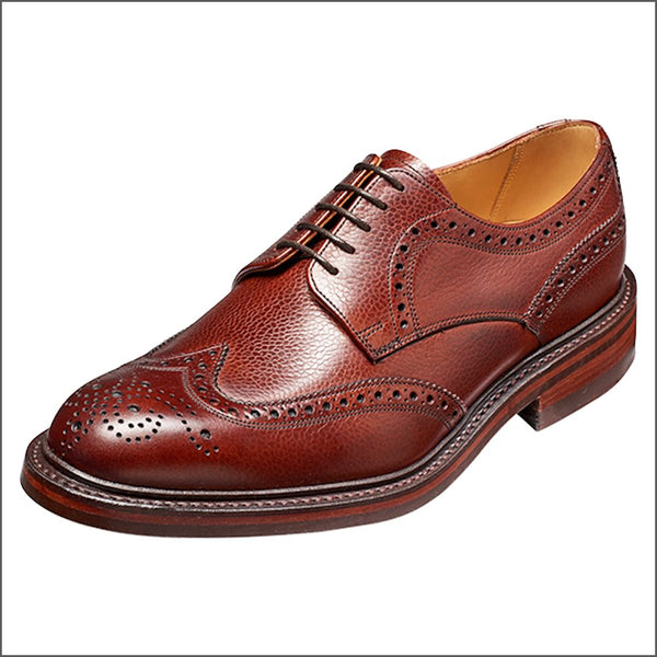 Barker Kelmarsh Cherry Grain Wingtip Derby Size 9 & 9.5 Only*