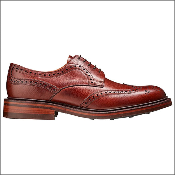 Barker Kelmarsh Cherry Grain Wingtip Derby Size 9 & 9.5 Only*