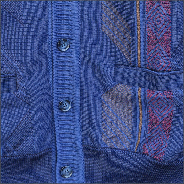 Dg's Blue Pattern Cardigan@