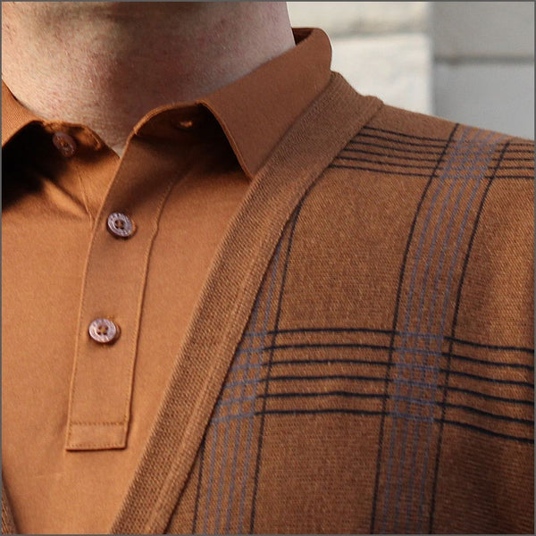 Gabicci M20 Honeycomb Pattern Cardigan@