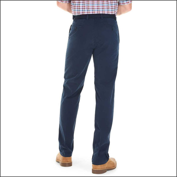 Gurteen Longford Autumn Navy Stretch Cotton Chino*