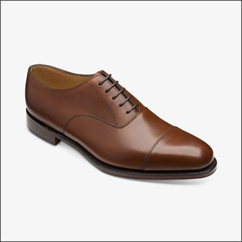 Loake Aldwych Mahogany Calf Oxford Leather Sole F Fitª